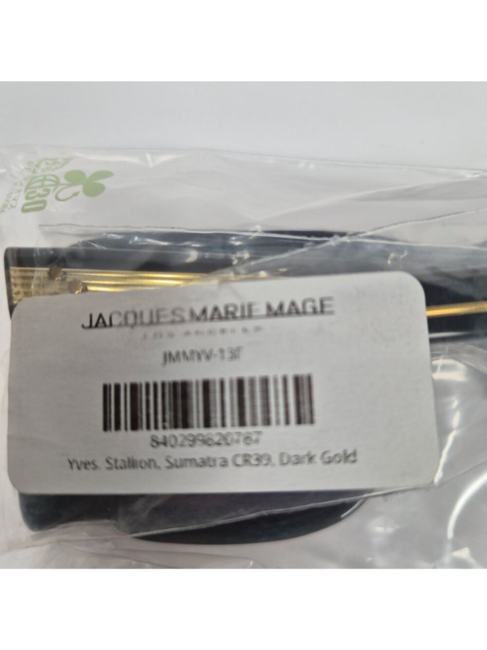 Jacques Marie Mage Yves Black Gold Stripe Eyeglasses 444/500 Made in Japan NIB - Picture 12 of 12